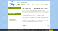 Desktop Screenshot of profi-training.cz