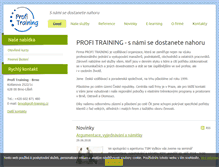 Tablet Screenshot of profi-training.cz